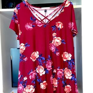 Pure Gold dress- size 2x . Good for garden parties/ tea parties. Slightly used